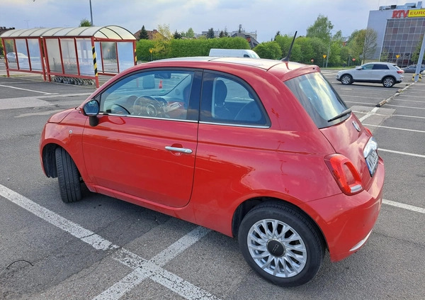 Fiat 500 cena 38800 przebieg: 61300, rok produkcji 2016 z Warszawa małe 67